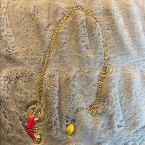 Lilly Pulitzer Lobster Necklace